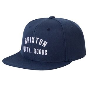 BRIXTON WOODBURN NETPLUS WOOL BLEND SNAPBACK CAP NAVY OS NWOT